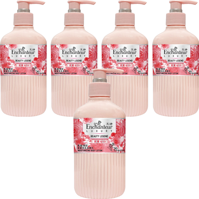 Enchanteur 艾詩香 奢美肌身體乳 美麗傳說 抗老Q10, 250g, 5瓶