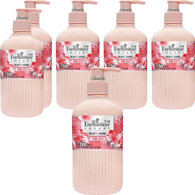 Enchanteur 艾詩香 奢美肌身體乳 美麗傳說 抗老Q10, 250g, 6瓶