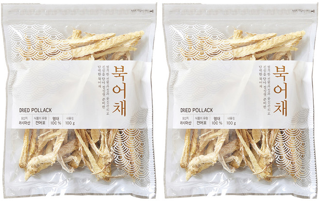 明太魚絲, 100g, 2包
