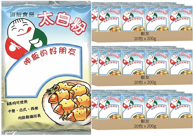 飯友 太白粉, 60包, 200g