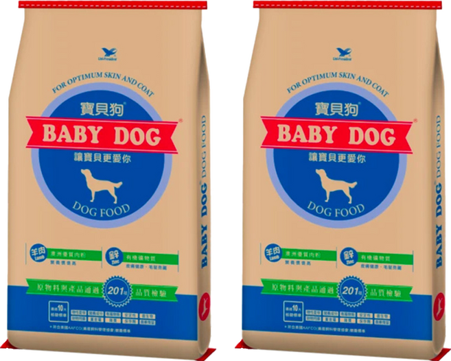 BABY DOG 寶貝狗 成犬乾飼料, 2個, 20lb, 羊肉