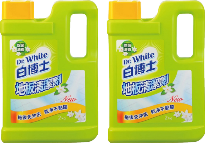 Dr.White 白博士 地板清潔劑, 2kg, 2瓶