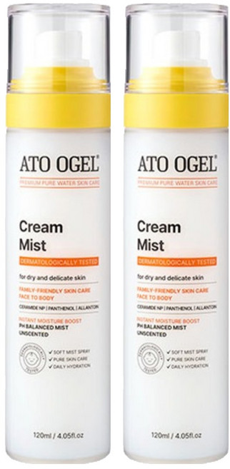ATO OGEL 乳霜噴霧, 2個, 120ml