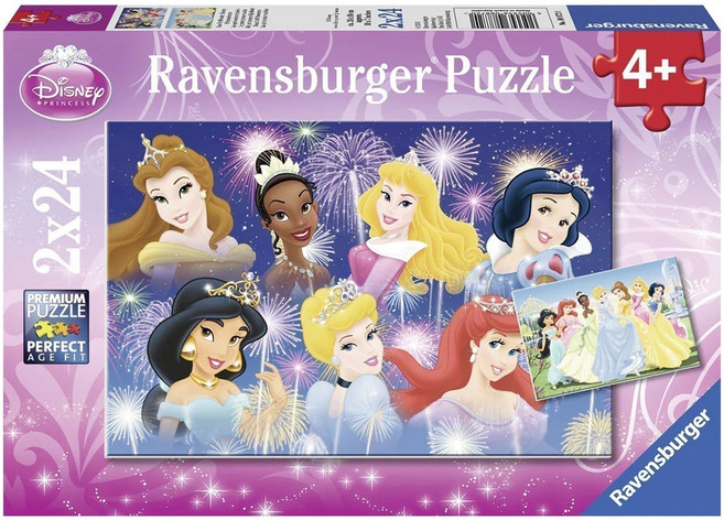 Ravensburger 維寶 拼圖 迪士尼公主大集合, 48片, 1盒