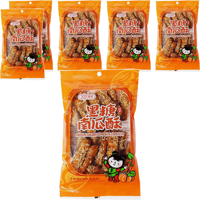 惠香 黑糖南瓜酥, 130g, 6包