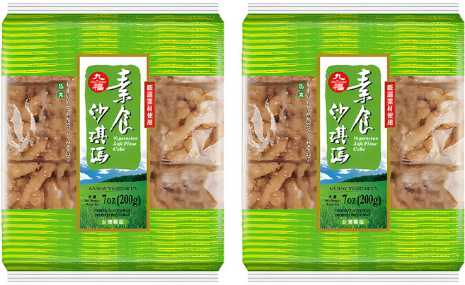 九福 素食沙琪瑪, 200g, 2袋