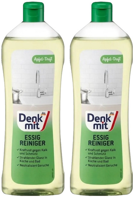dm Denk mit 除垢清潔劑 蘋果醋, 1L, 2瓶