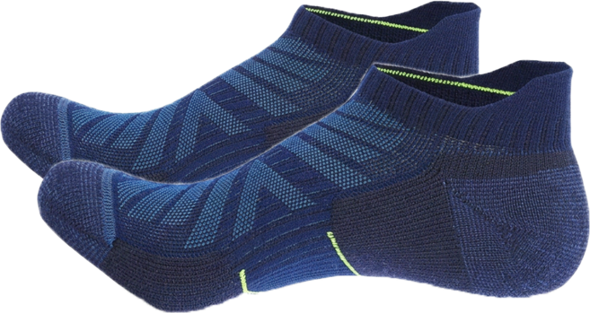 AREX SPORT 美麗諾羊毛戶外機能足弓加壓加厚毛巾底緩衝運動襪 AS-3613, 1套, 深夜藍