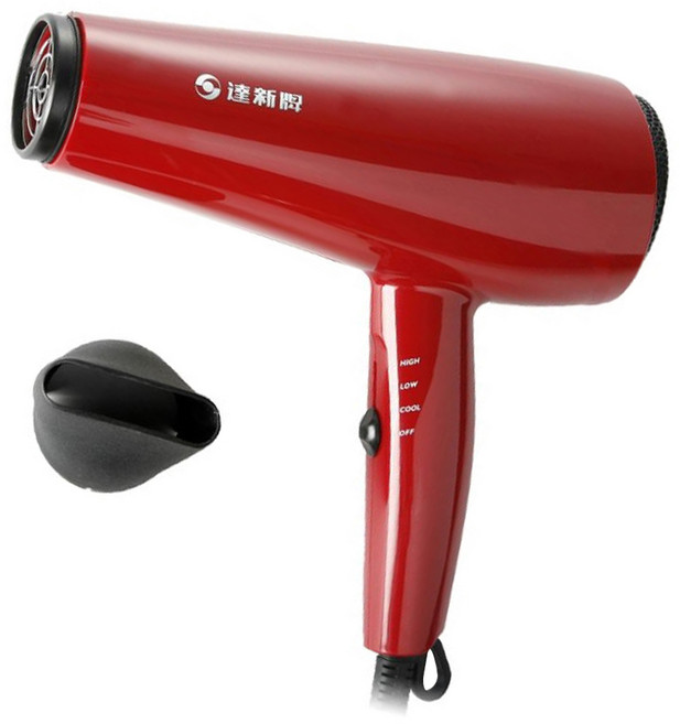 達新牌 沙龍級專業 吹風機 3 段式速度/熱量設定 集中器噴嘴 冷風功能 顏色隨機 黑色 + 紅色 + 白色 TS-2300