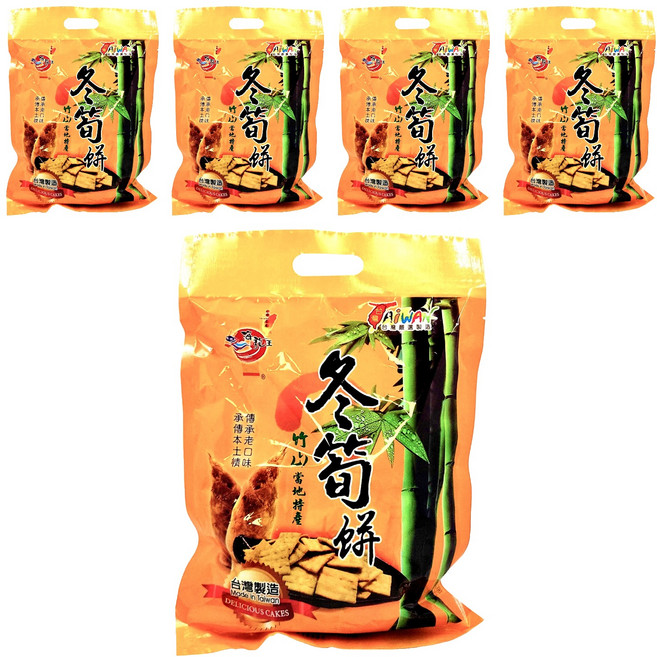 Onlyone 海龍王 冬筍餅, 140g, 5袋