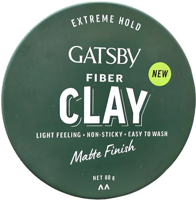 GATSBy 台灣公司貨 消光纖維髮泥, 1個, 80g
