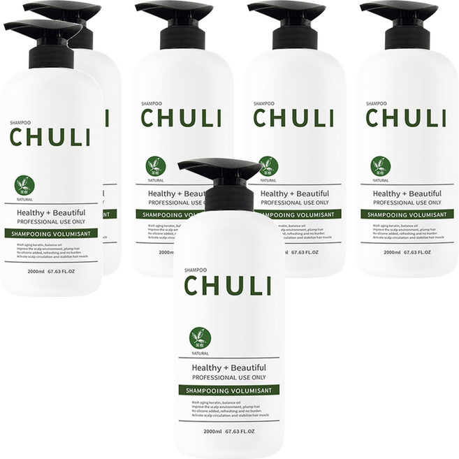 Chuli 初梨 天然系列 洗髮精 茶樹, 2L, 6瓶