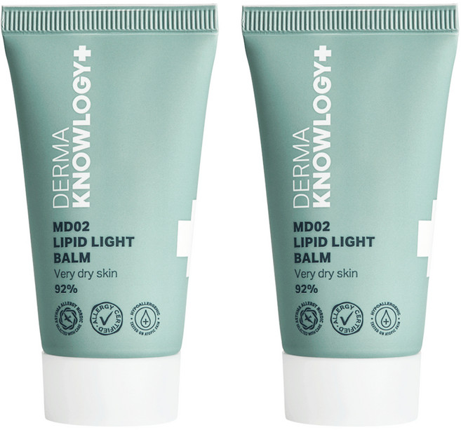 Derma Knowlogy 體驗套組 MD11 B3全效舒緩滋潤霜25ml + MD02 高效鎖水修護膏25ml, 1組