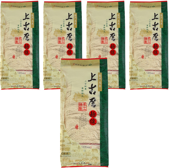 聖祖食品 上古厝海菜麵線 全素, 400g, 5包