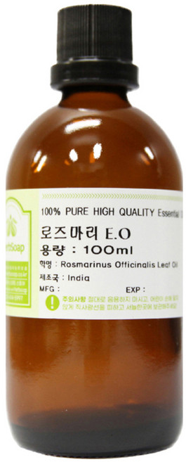 HerbSoap 100%迷迭香原液芳香精油100ml, 1個