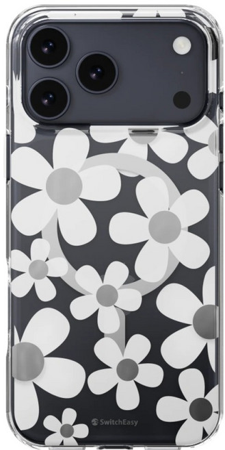 SwitchEasy 魚骨牌 Fleur 防摔 手機殼 iPhone 17 Pro Max 花卉系列 白色