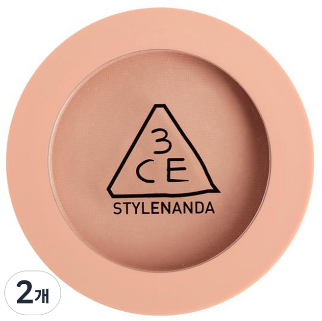 3CE Mood Recipe 腮紅 5.5g, NUDE PEACH (裸桃色), 2個