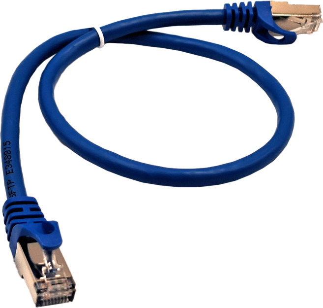 POLYWELL 寶利威爾 CAT6A 高速網路線 10Gbps RJ45 福祿克認證 PW15-W58-H005, 0.5m, 藍色, 1條