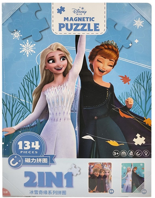 Disney 迪士尼 冰雪奇緣系列拼圖, 冰雪奇緣, 1盒, 134