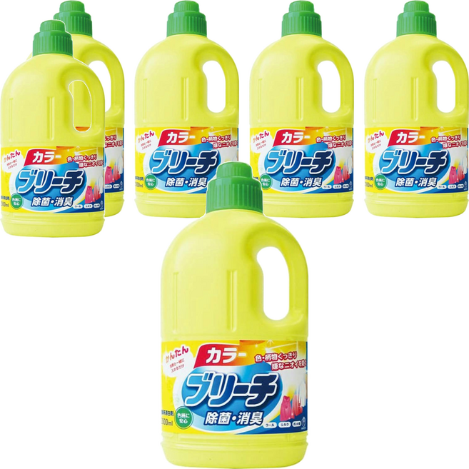 第一石鹼 Laundry Club 漂白劑 有色衣物專用, 2L, 6瓶