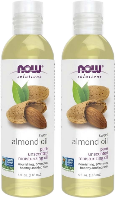 NOW Foods 純甜杏仁保濕油, 118ml, 2瓶