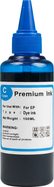 NEXTPAGE 台灣榮工 全系列副廠 Dye Ink 可填充染料墨水瓶 適用於 EPSON 印表機, 藍色, 100ml, 1瓶