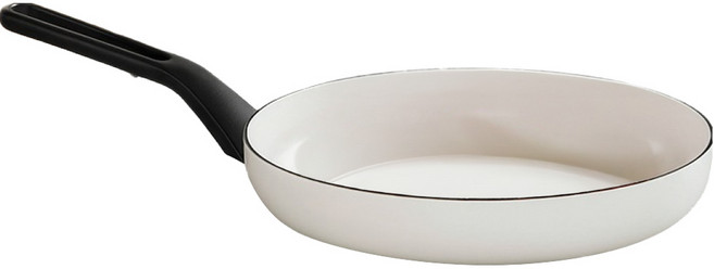 BergHOFF 貝高福 Glints陶瓷塗層單柄不沾平底鍋 BHGL-F28 晶曜白, 1個, 28cm