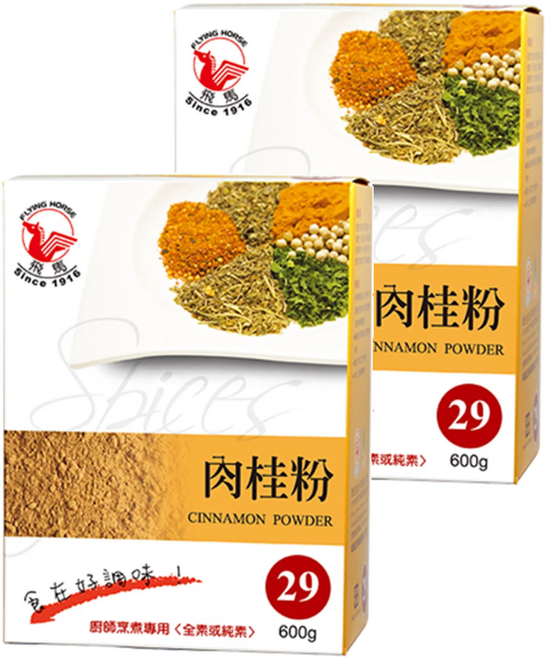 飛馬 肉桂粉, 600g, 2盒