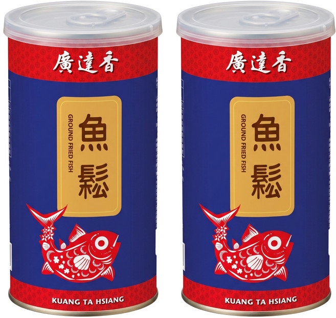 廣達香 魚鬆, 250g, 2罐