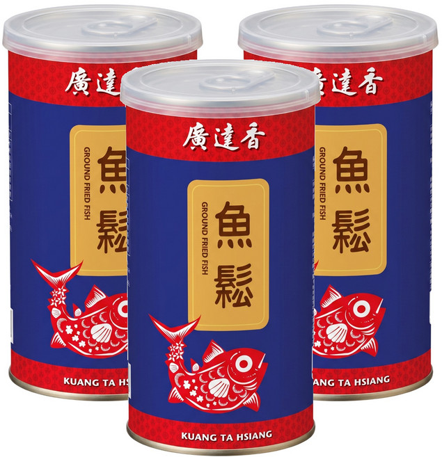 廣達香 魚鬆, 250g, 3罐
