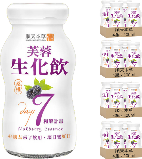 順天本草 芙蓉生化飲, 100ml, 16瓶