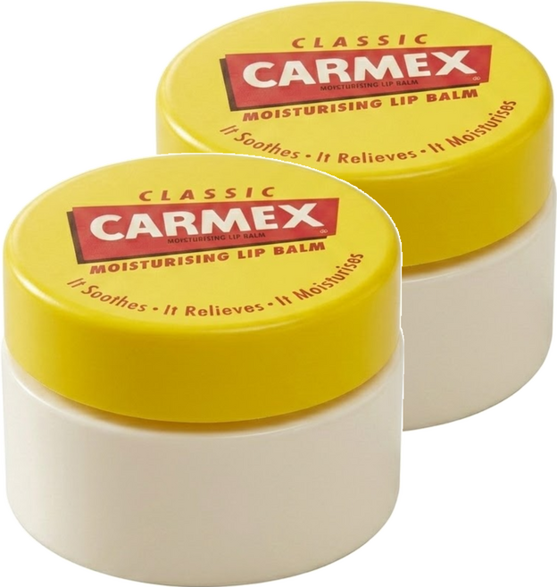 Carmex 小蜜媞 修護脣膏, 7.5g, 2個, 原味