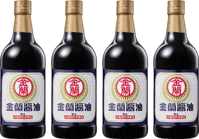KIMLAN 金蘭 醬油, 1L, 4瓶