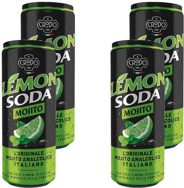 CRoDO 莫希托風味氣泡飲, 330ml, 4瓶