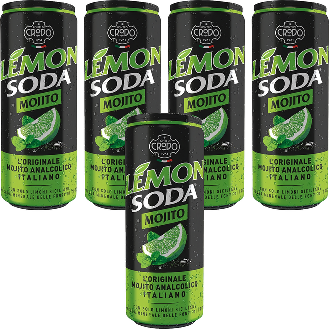 CRoDO 莫希托風味氣泡飲, 330ml, 5瓶