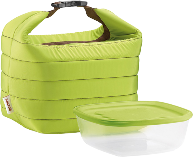 guzzini 隨行便當袋組 GU2950-AG 1.4L, 蘋果綠, 1組