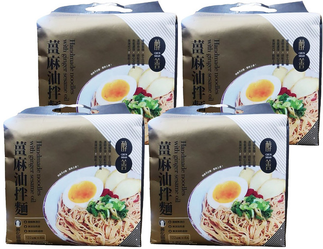 善化區農會 醇善薑麻油拌麵 122g, 16包