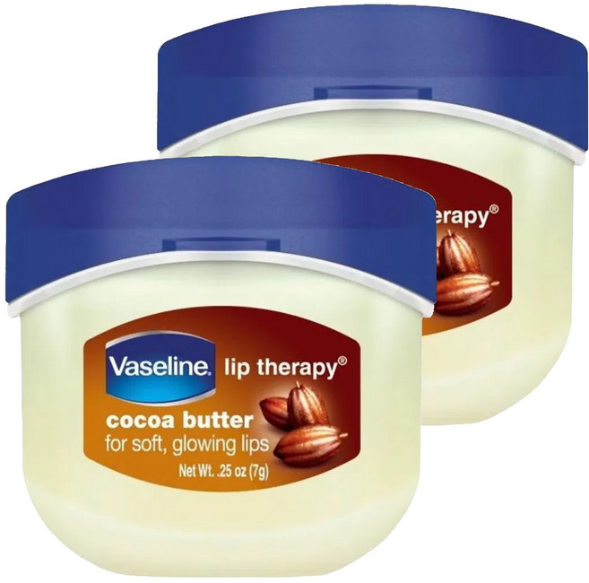 Vaseline 凡士林 Q版護唇膏, 可可, 7g, 2個