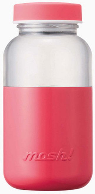 mosh 膠囊保冷瓶 CP350, 蜜桃紅, 350ml, 1瓶
