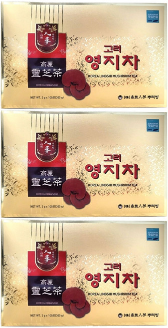 根房 高麗靈芝茶, 3g, 100入, 3個