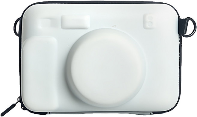CAIUL 彩友樂 拍立得 WIDE 相機通用硬殼包 wide400/210/300/LOMO等套殼機器 灰白色, 單一商品, 1個