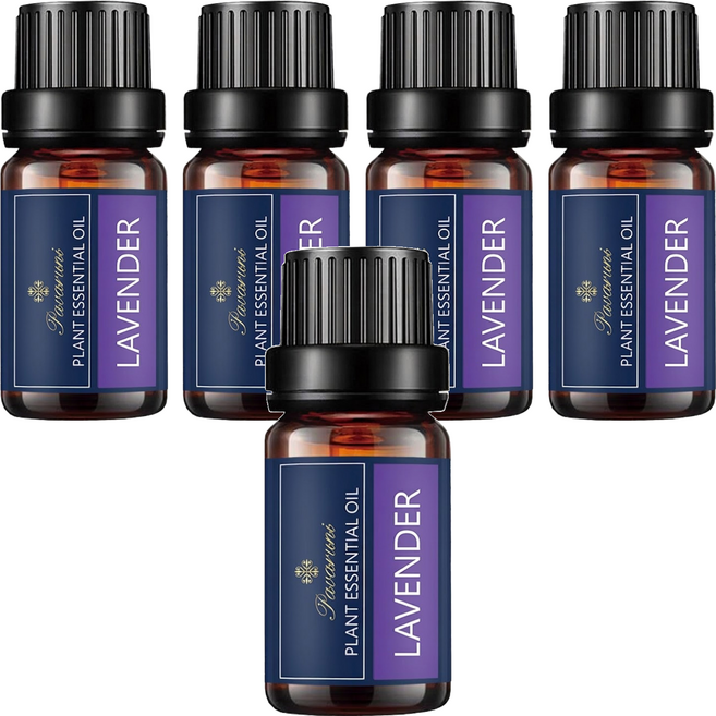 Pavaruni 台灣公司貨 純單方精油, 薰衣草 Lavender, 10ml, 5瓶