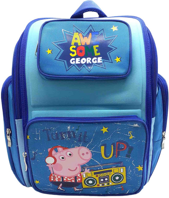 Peppa Pig 粉紅豬小妹 輕量透氣護脊書背包