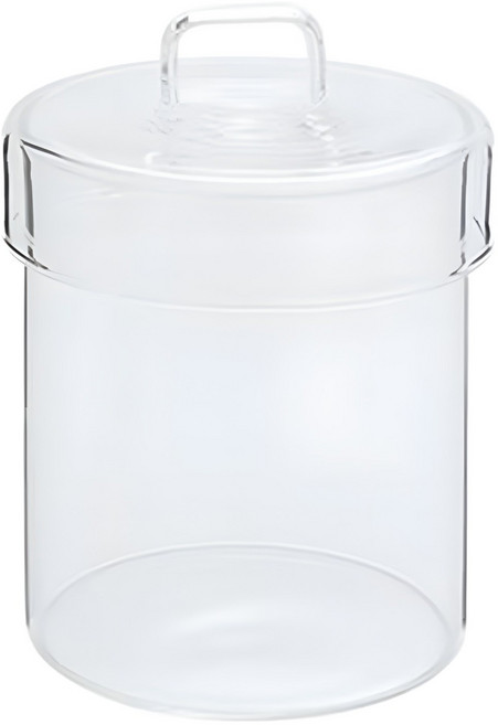 SHIMOYAMA 多用途耐熱玻璃儲物罐 附蓋, 1個, 430ml