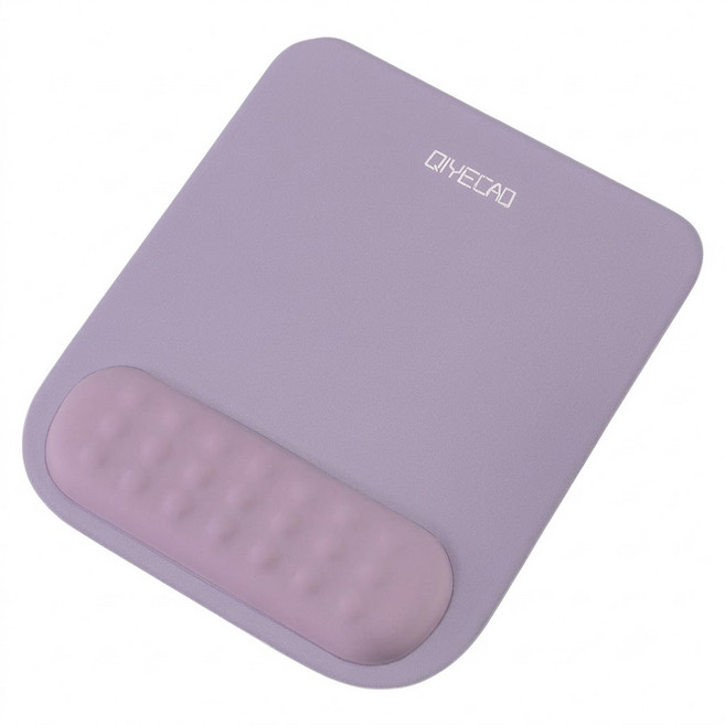 BEAUTY DISPLAY 美得像專櫃 QIYECAD 護腕滑鼠墊 撞色款, 紫色, 1個