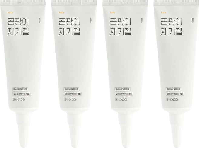Gong100 白淨空間 Gongbaek Mold Remover 強效除霉凝膠, 120ml, 4條