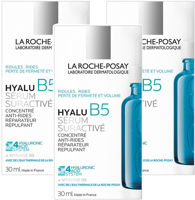 LA ROCHE POSAY 理膚寶水 極效B5彈潤超修復精華 全新B5小藍瓶, 3個, 30ml
