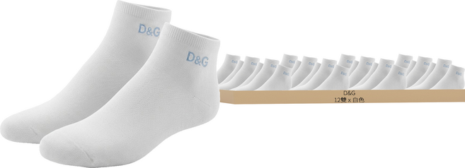 D&G BEAUTY 女款1/2細針襪 12雙