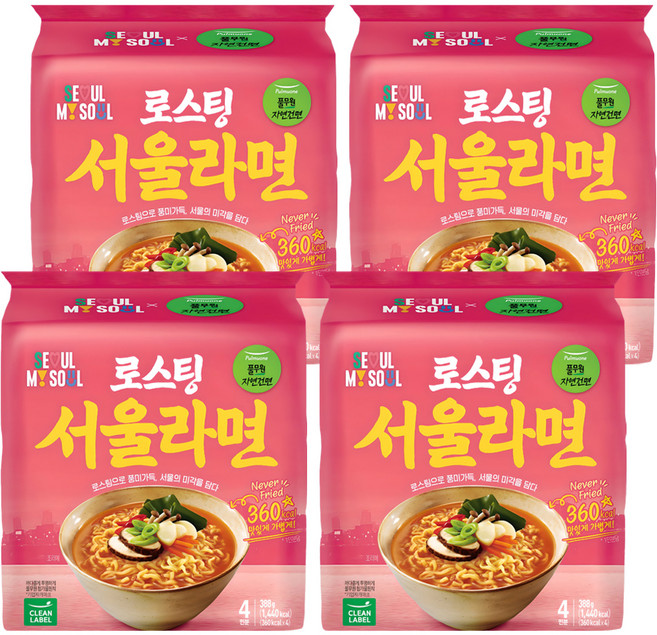 Pulmuonejayeongeonmyeon 非油炸首爾湯麵 97g, 16包