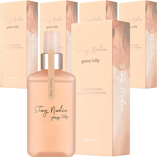 BODYHOLIC Stay Nudie身體&髮用香氛噴霧 鬱金花香, 100ml, 5瓶